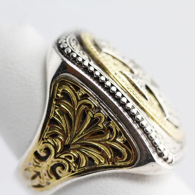 Aftokratoras Silver & Gold Ring