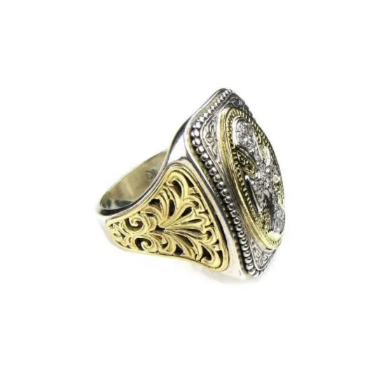 Aftokratoras Silver & Gold Ring