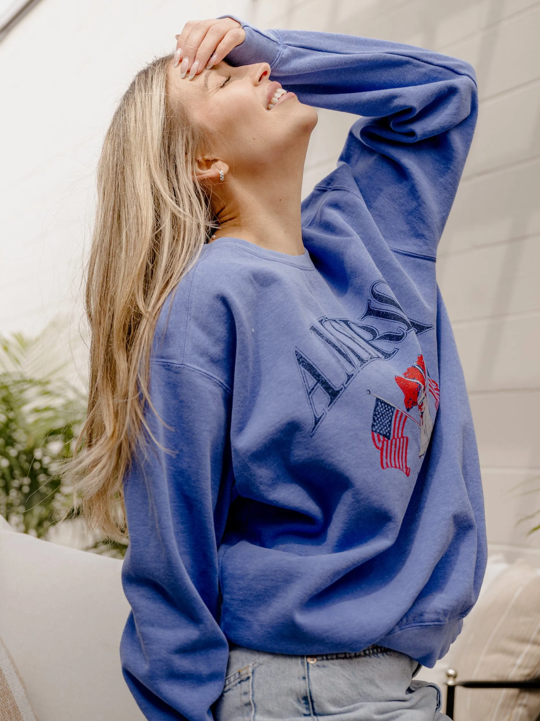 American Bell Flo Blu Sweatshirt