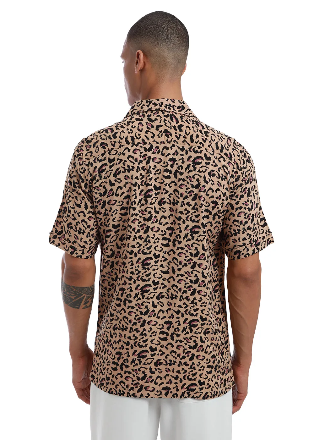 Animalistic Print Half sleeve shirt