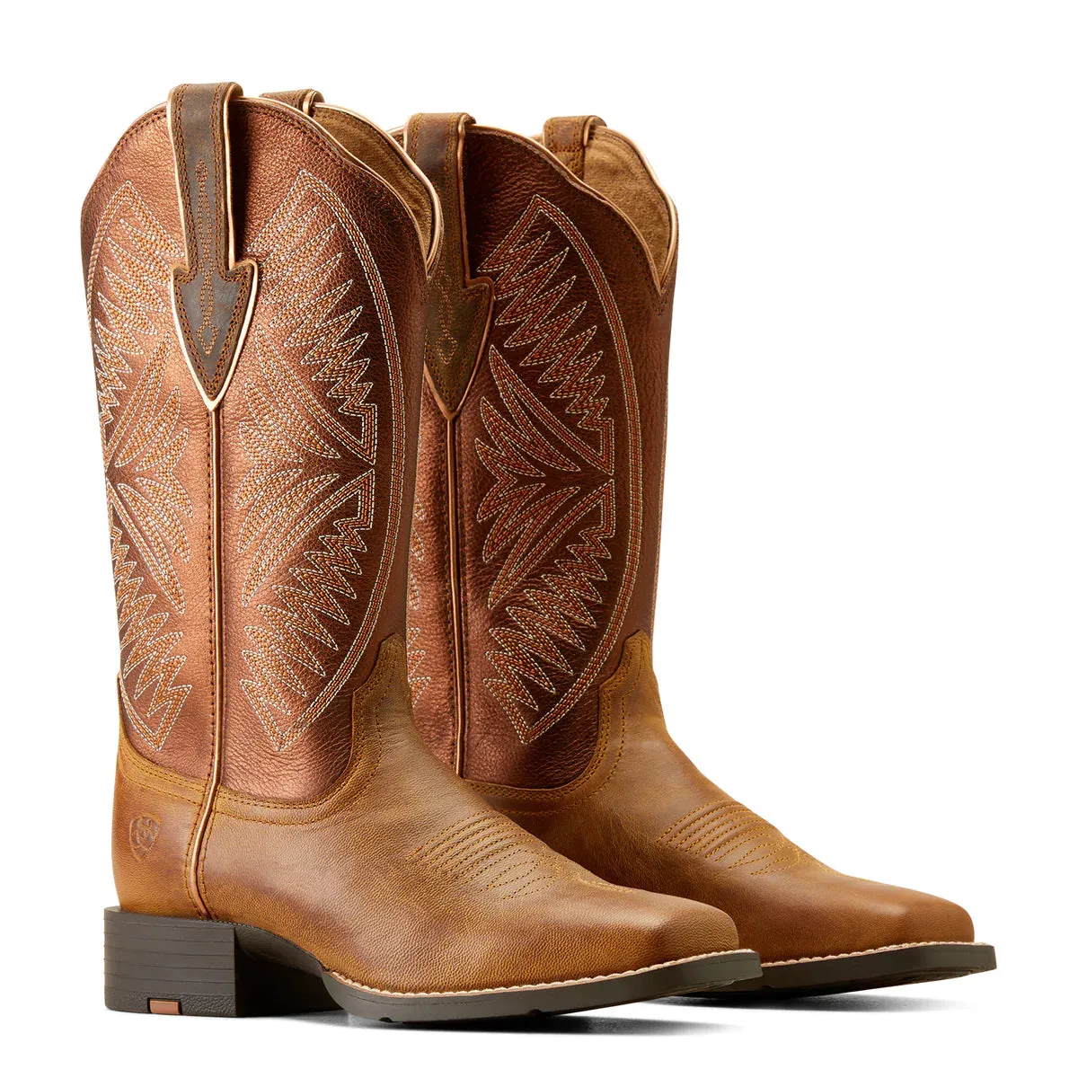 Ariat Women's Round Up Ruidoso | Pearl/Burnished Chestnut