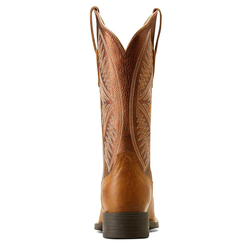 Ariat Women's Round Up Ruidoso | Pearl/Burnished Chestnut