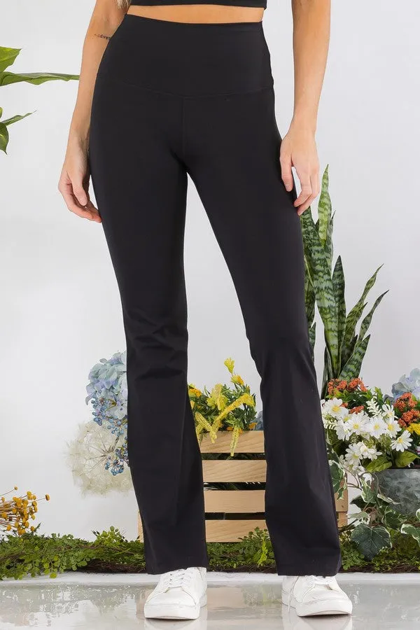 Black Yoga Flare Leggings