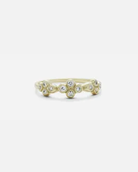 Bubble 7 / White Diamond Ring