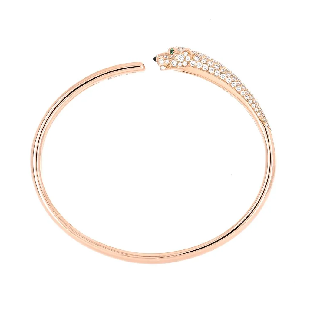 Cartier | 1.50ctw Panthêre De Cartier Bracelet - 18K Rose Gold