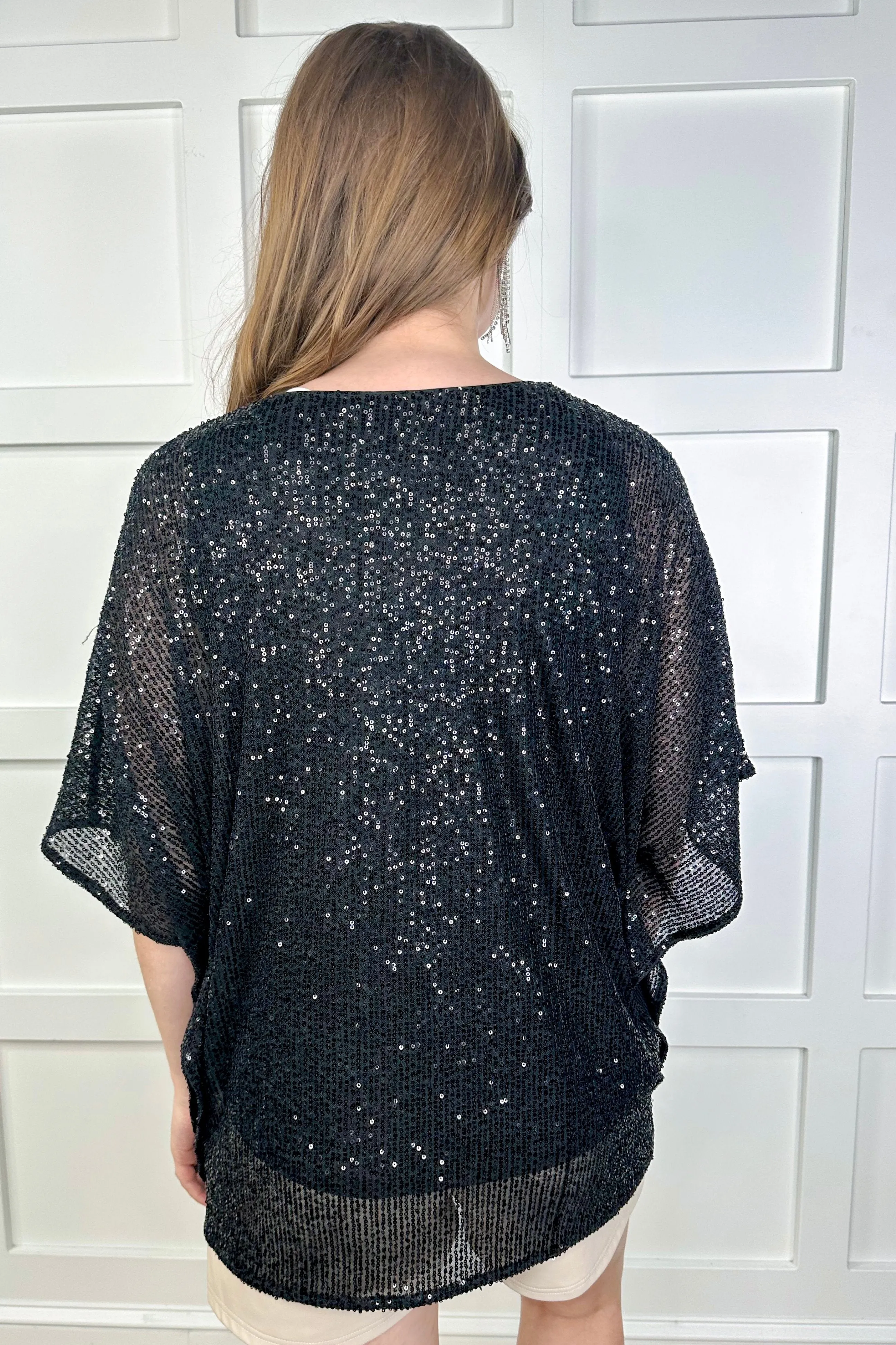 Celebrity Status Sequin Top