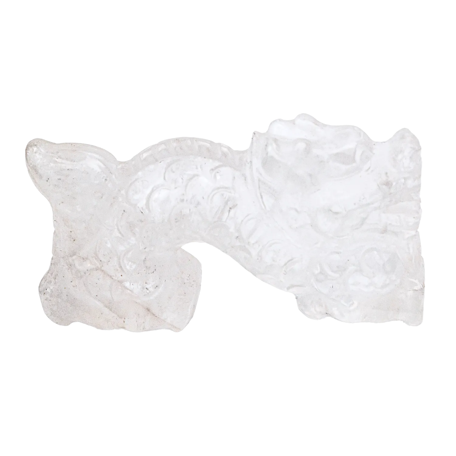 Clear Quartz Dragon Statue