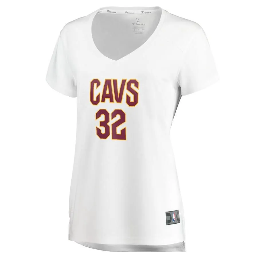 Cleveland Cavaliers Dean Wade Fanatics Branded Replica Fast Break Association Jersey Womens - White | Ireland W9952D8