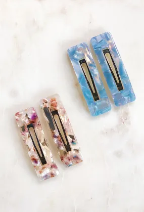 Cove Rectangle Hair Clips