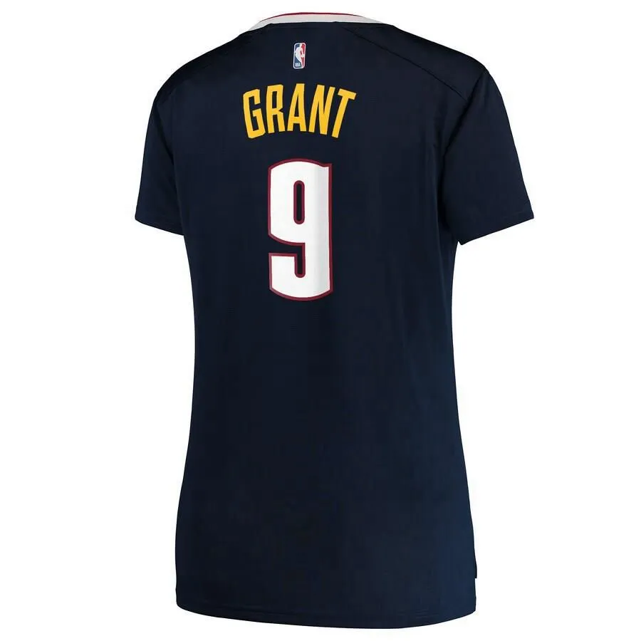 Denver Nuggets Jerami Grant Fanatics Branded Replica Fast Break Icon Jersey Womens - Navy | Ireland D9091K5