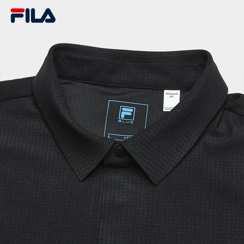 FILA CORE WHITE LINE BLUE Men Short Sleeve Polo