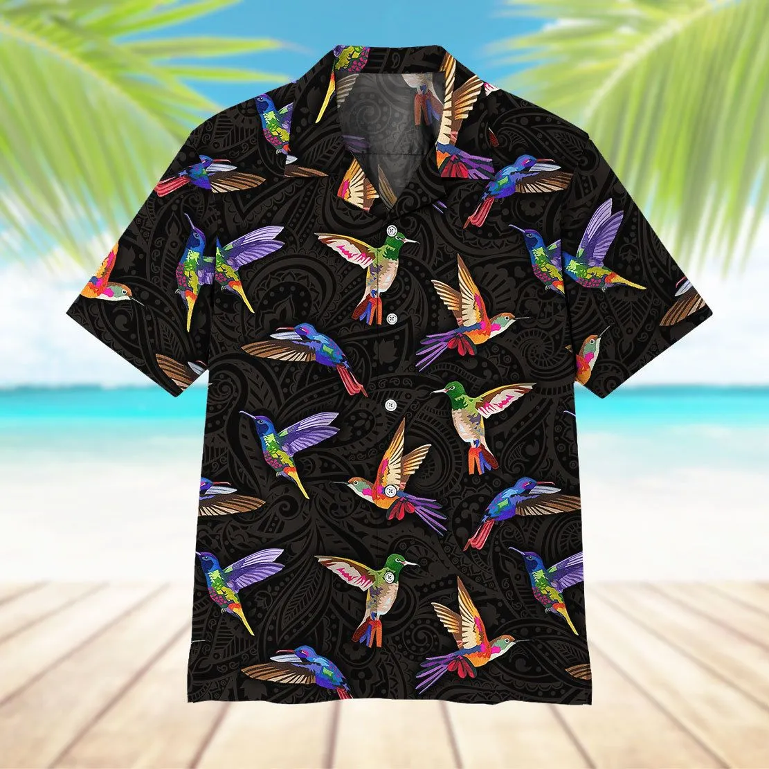 Gearhuman 3D Hummingbirds Hawaii Shirt