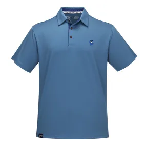 Grateful Dead | Performance Polo | Light Blue with Blue Bear