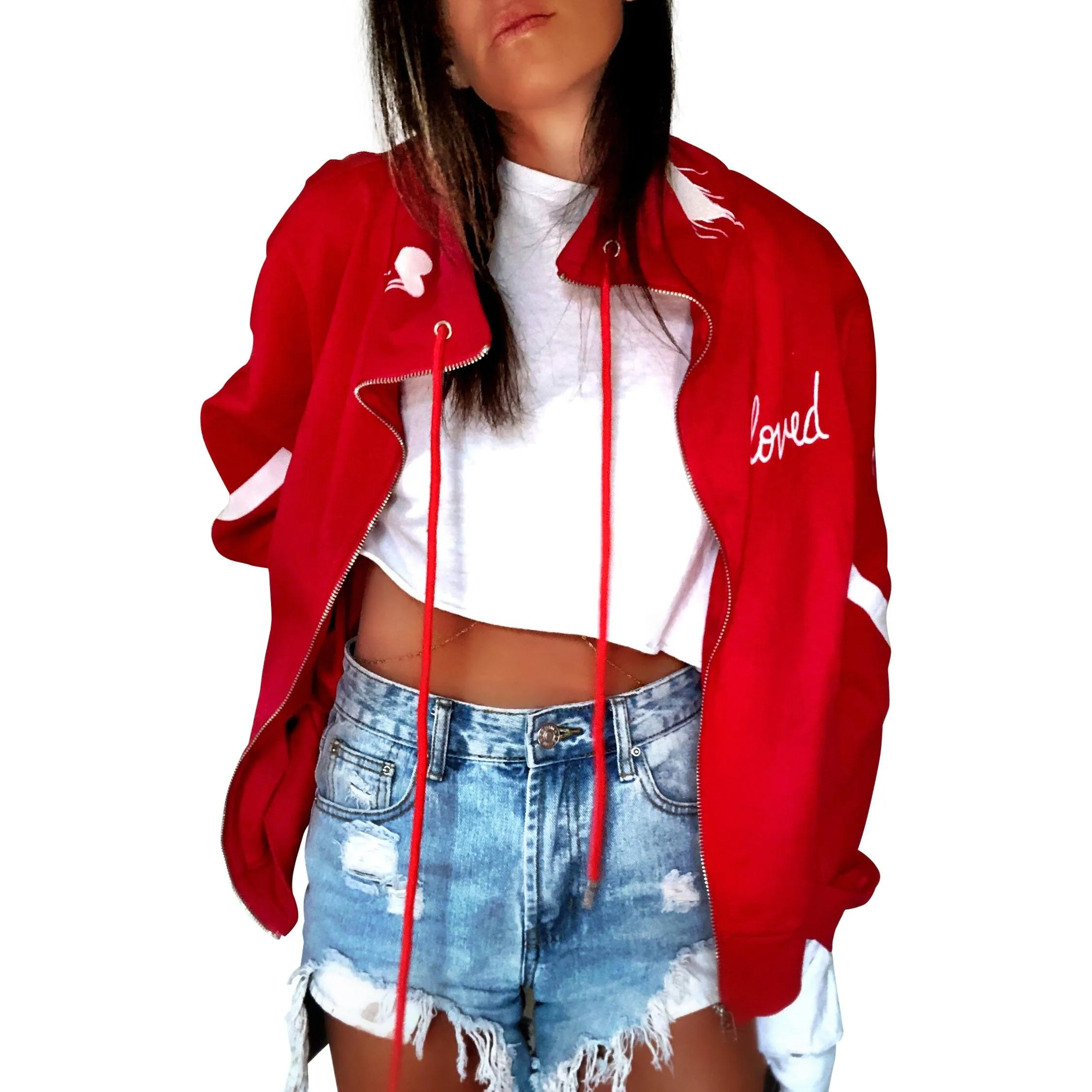 'HEARTED' SWEAT JACKET