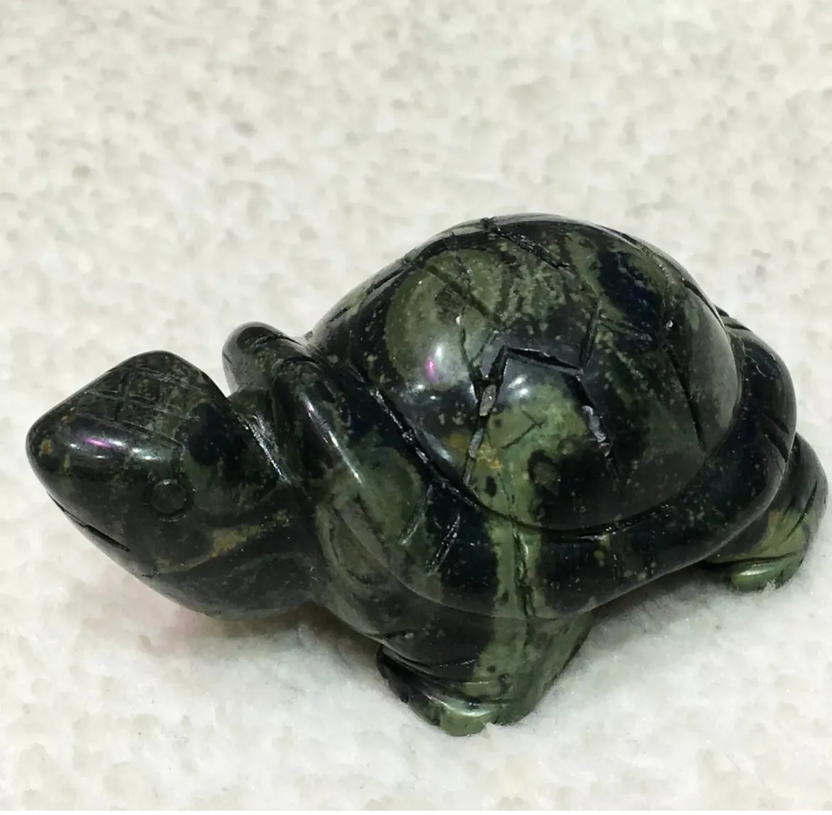 Kamba Jasper gemstone carved Turtle