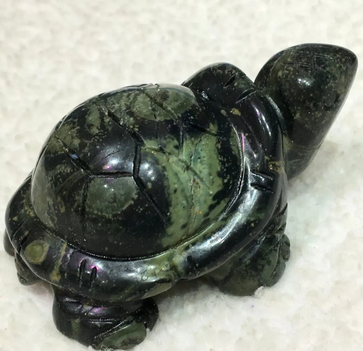 Kamba Jasper gemstone carved Turtle