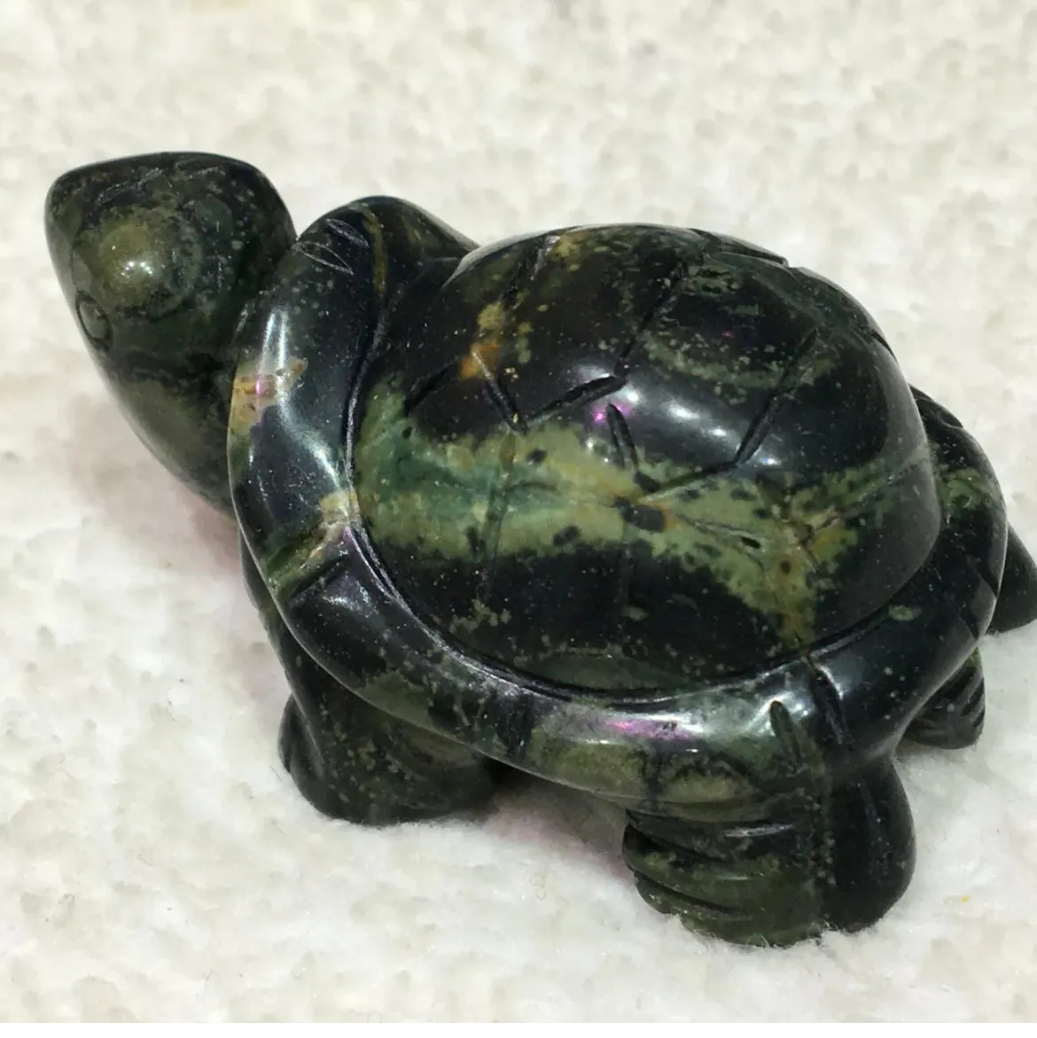 Kamba Jasper gemstone carved Turtle