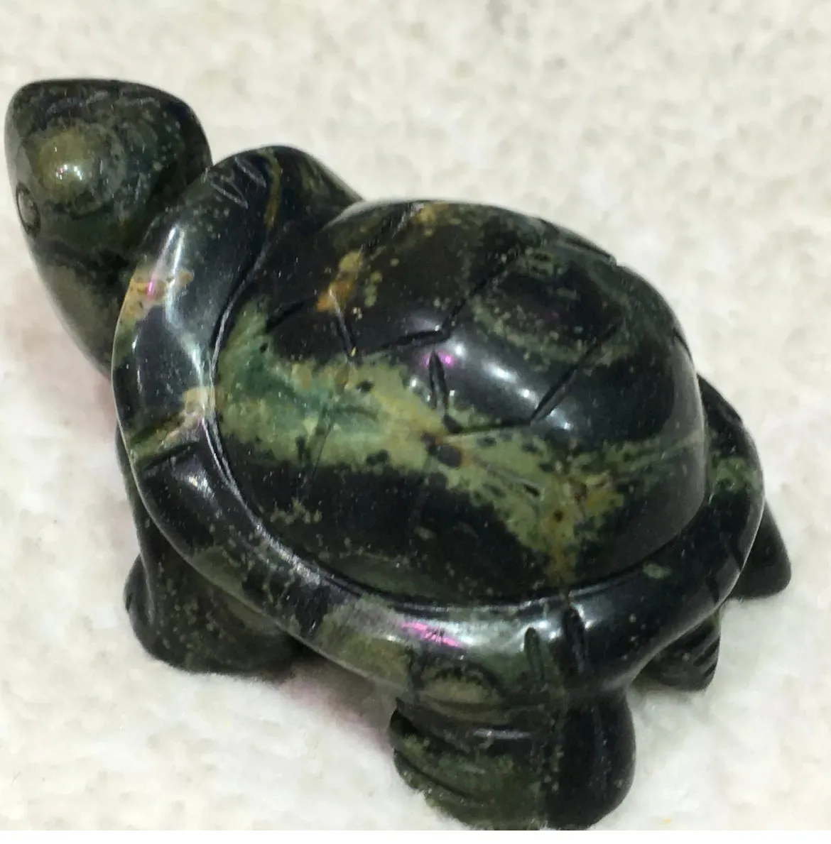 Kamba Jasper gemstone carved Turtle