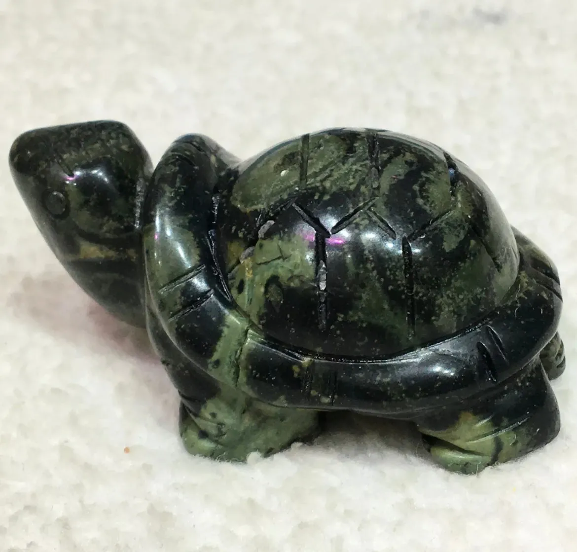 Kamba Jasper gemstone carved Turtle