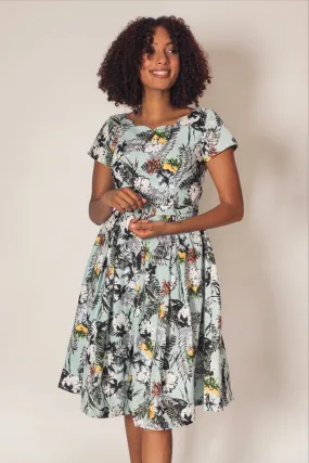 Laura Tiki Print Dress