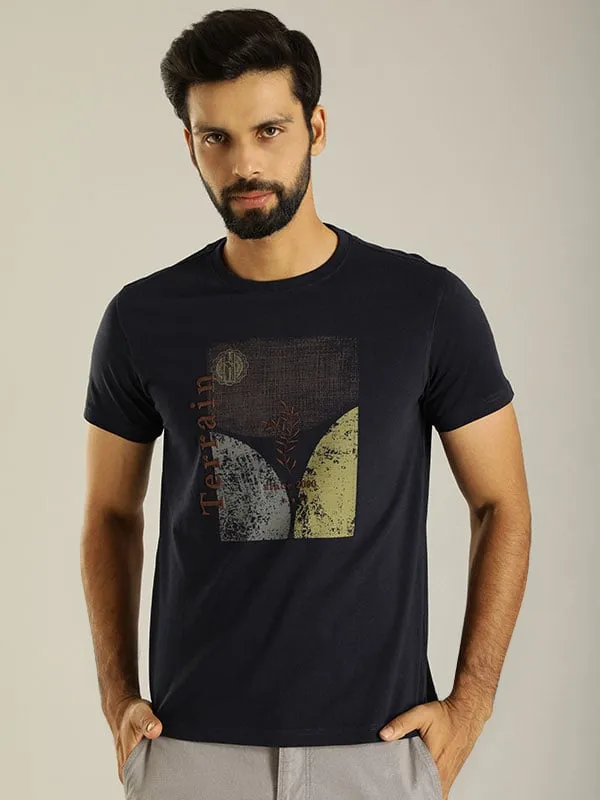 Men Graphic Crew Neck T-Shirt