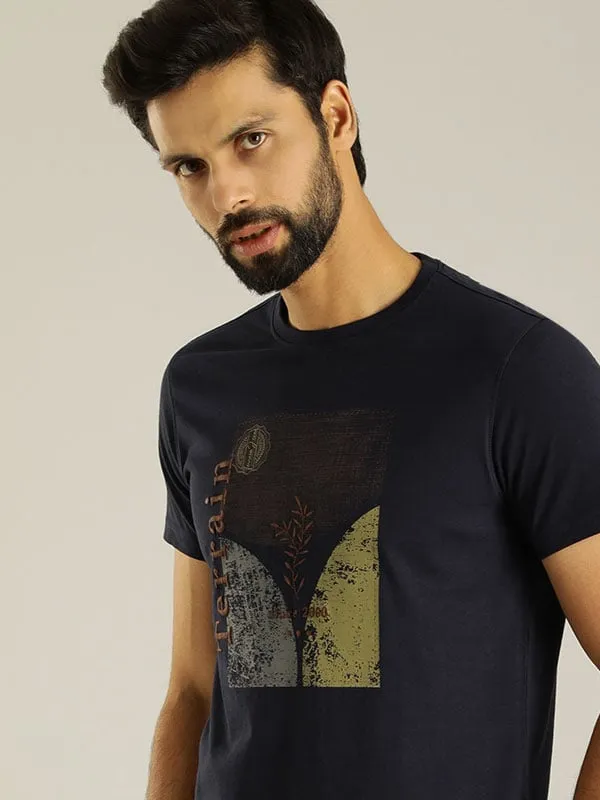 Men Graphic Crew Neck T-Shirt