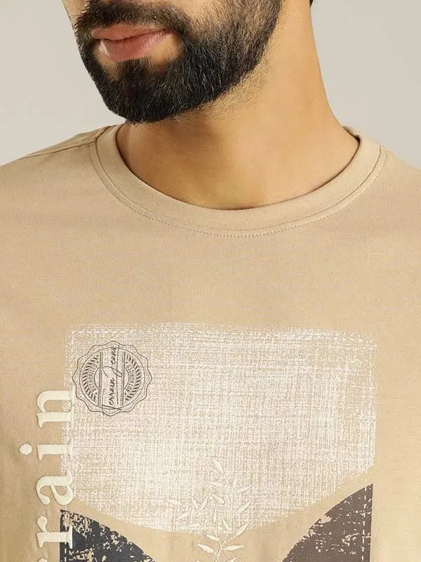 Men Graphic Crew Neck T-Shirt