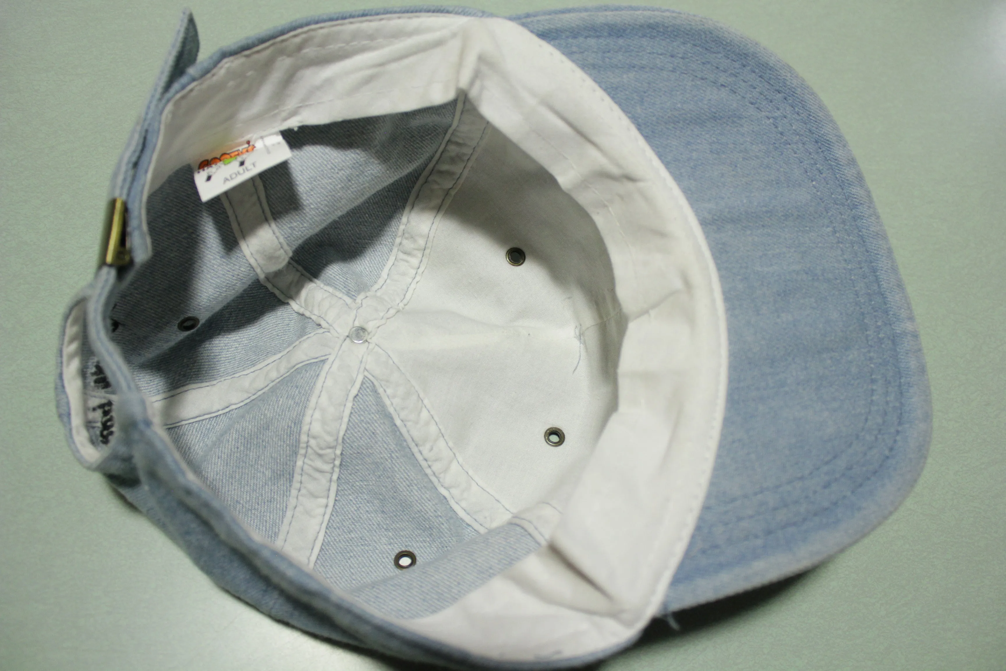 Mickey Mouse Denim Chambray Vintage 90's Adjustable Back Hat