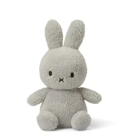 Miffy 23cm Sitting Terry - Light Grey