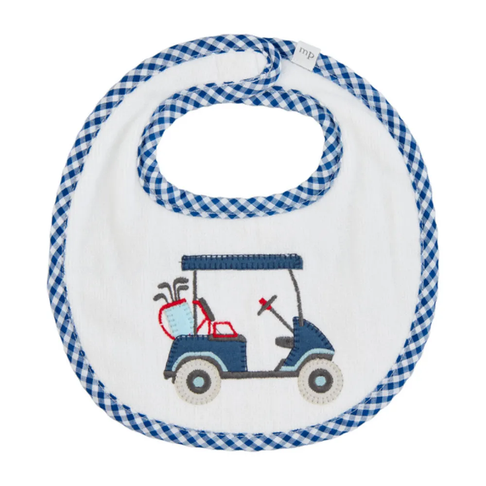 Mud Pie Golf Applique Bib