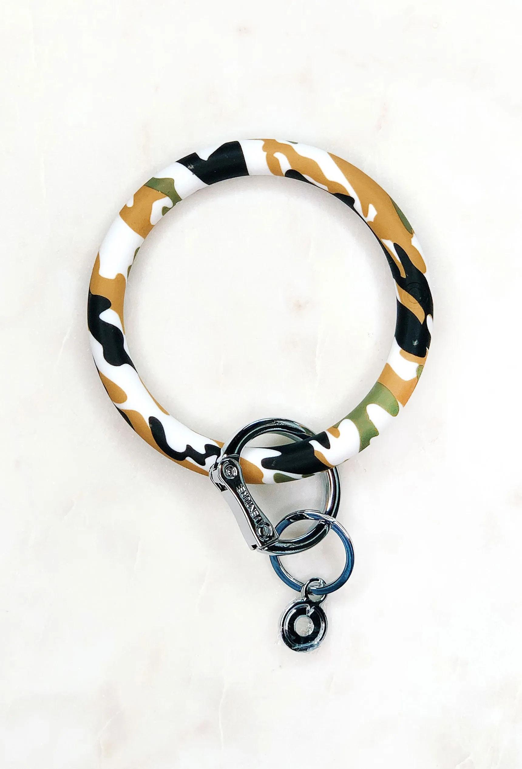 O-Venture Silicone Key Ring in Camo