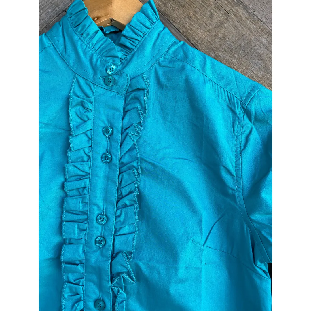 Outback Sea Ruffle Long Sleeve Shirt