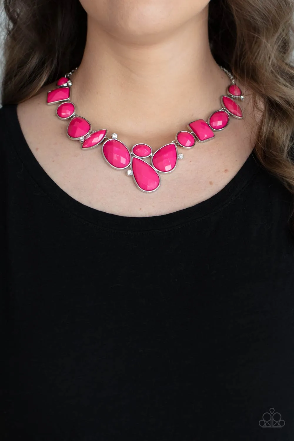 Paparazzi Necklace ~ Mystical Mirage - Pink