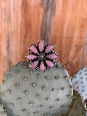 Pink Opal Adjustable ring