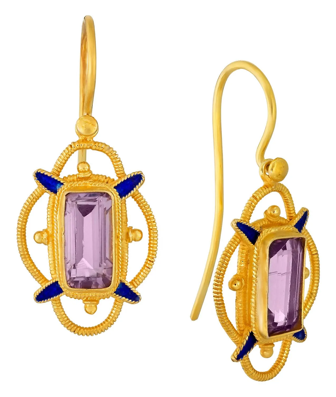 Princess Dashkova Amethyst Earrings