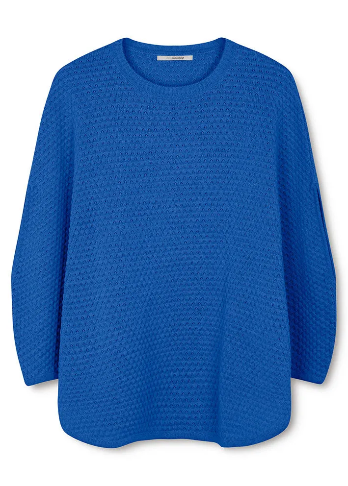 Sibin Linnebjerg Adi Poncho - Crystal Blue