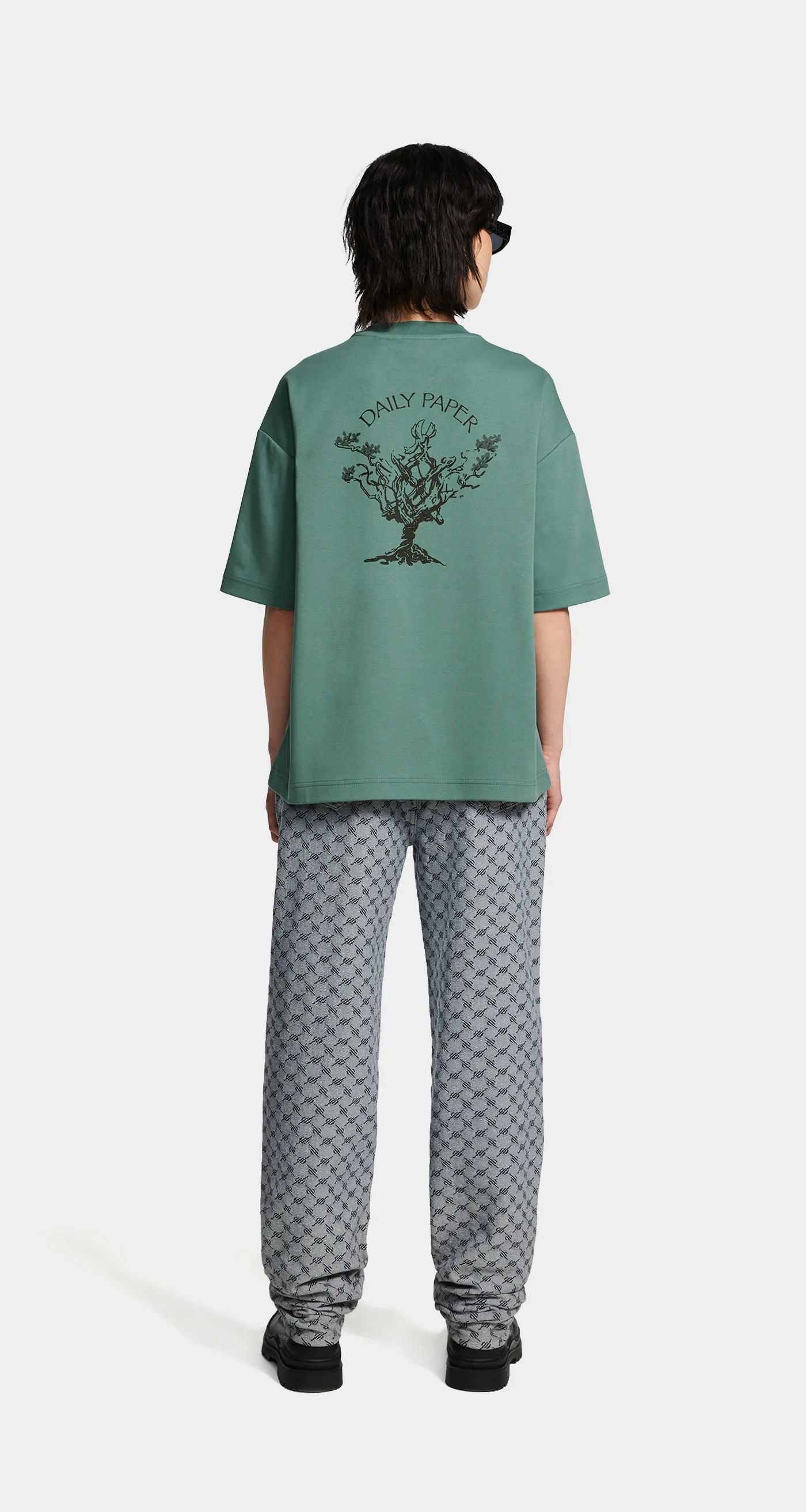 Silver Green Nest Relaxed T-Shirt