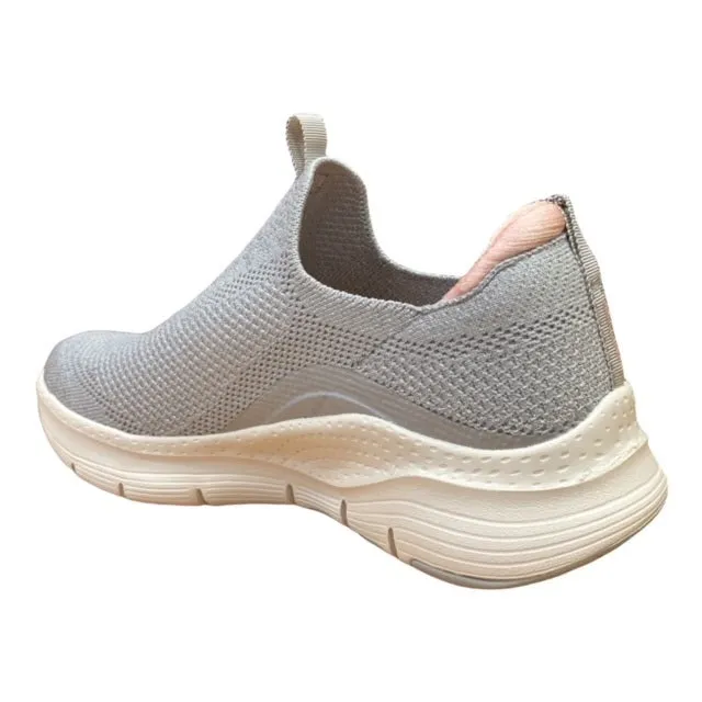 Skechers women's sneakers shoe Arch Fit Keep IT UP 149415/LGPK light grey-pink