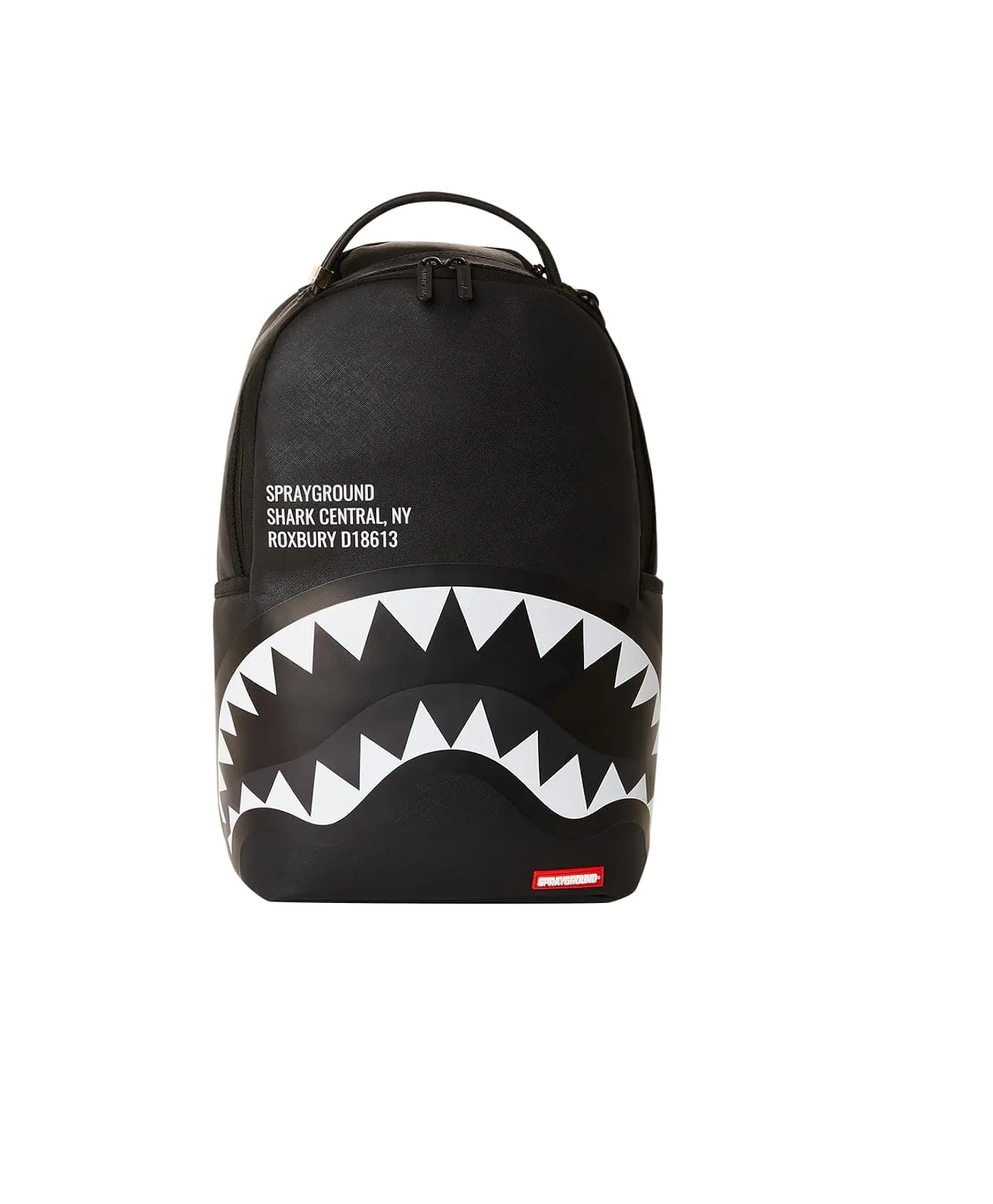 Sprayground Zaino Shark Central 2.0 Nero Denti Bianco