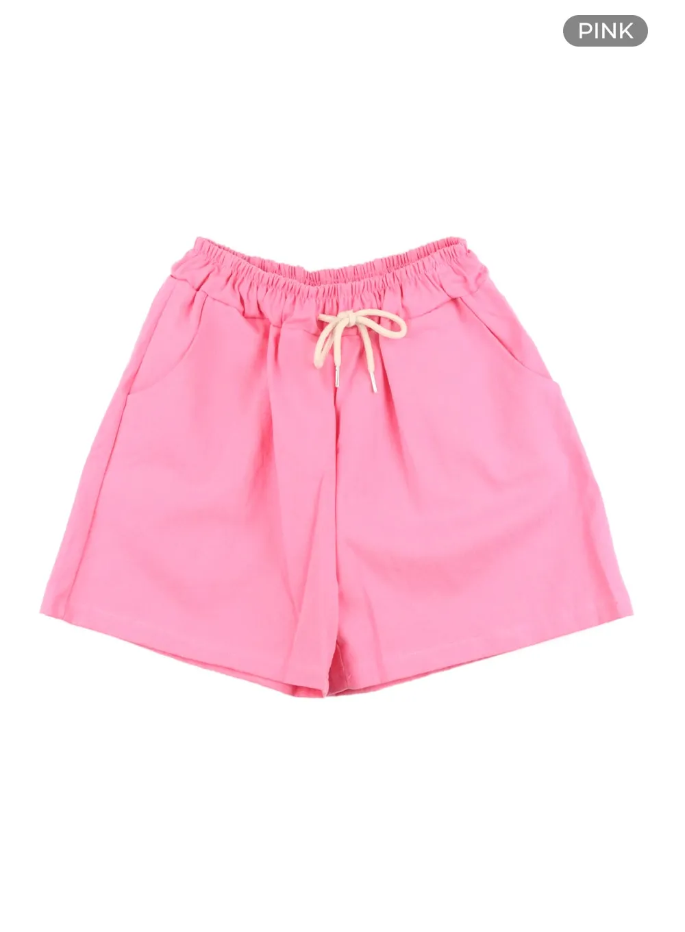 String Waist Wide Shorts OA405