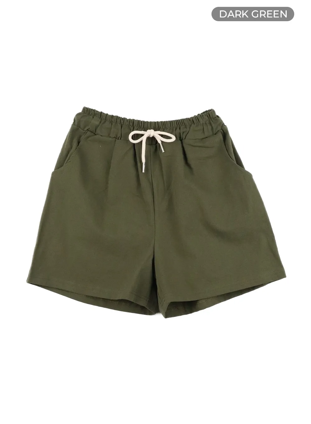 String Waist Wide Shorts OA405