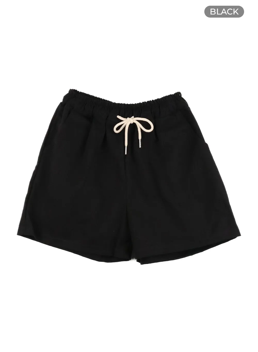 String Waist Wide Shorts OA405