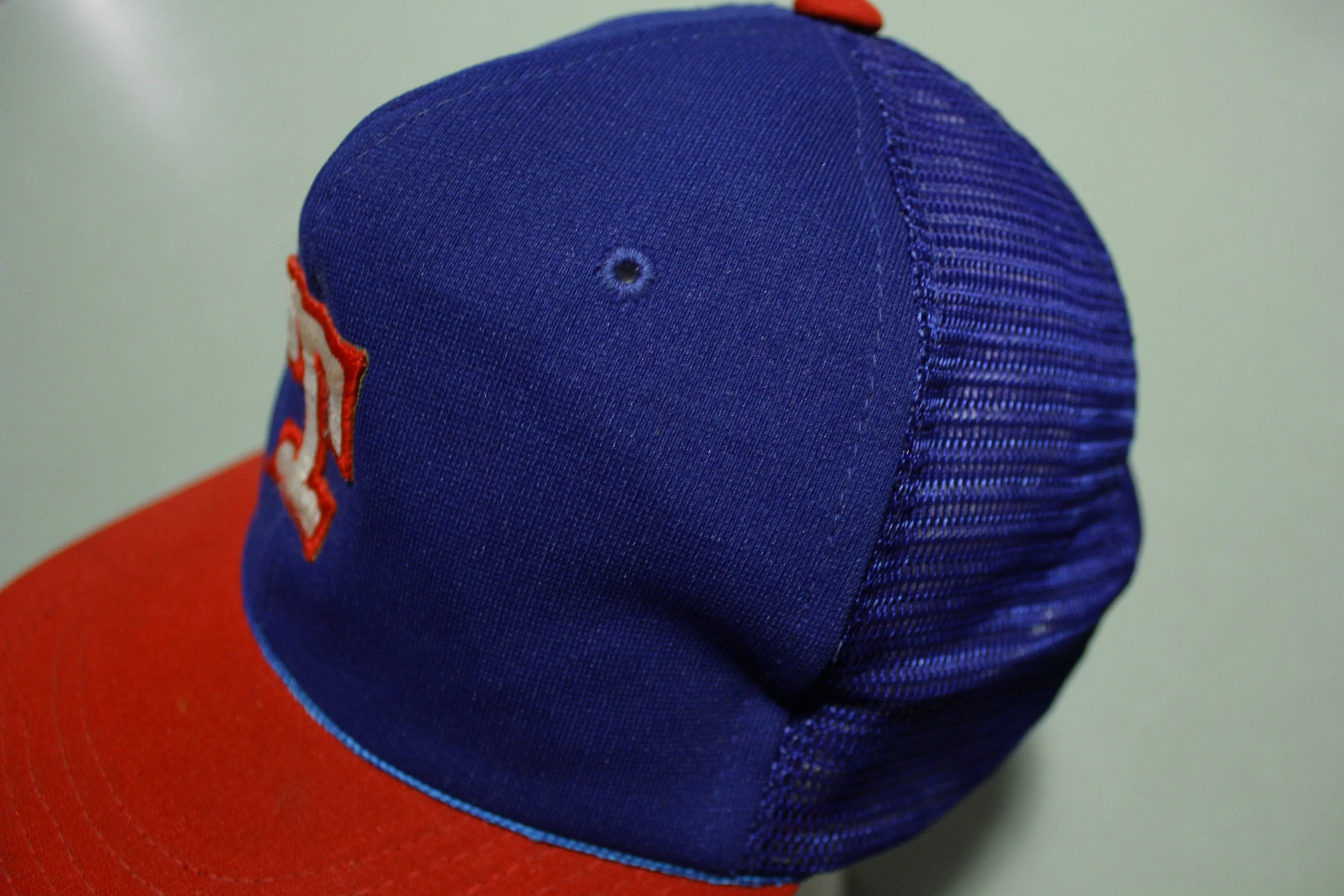 Texas Rangers Vintage 80's Adjustable Snap Back Trucker Hat