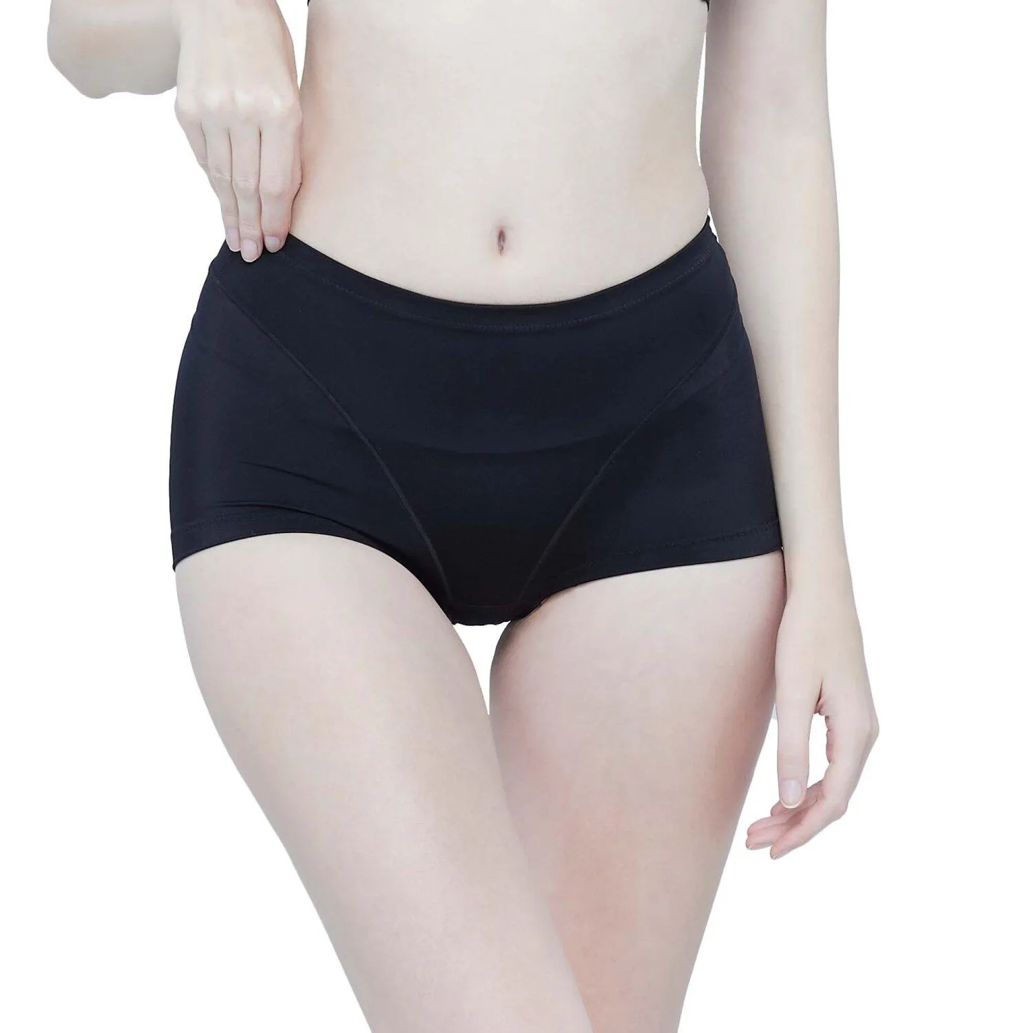 Wacoal Cool Innovation Hips รุ่น กางเกงในกระชับก้น และสะโพก WY1177 สีดำ (BL)