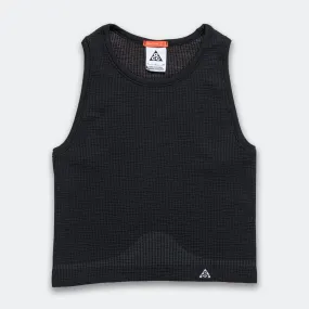 Womens 'Delta River' Singlet - Black/Summit White