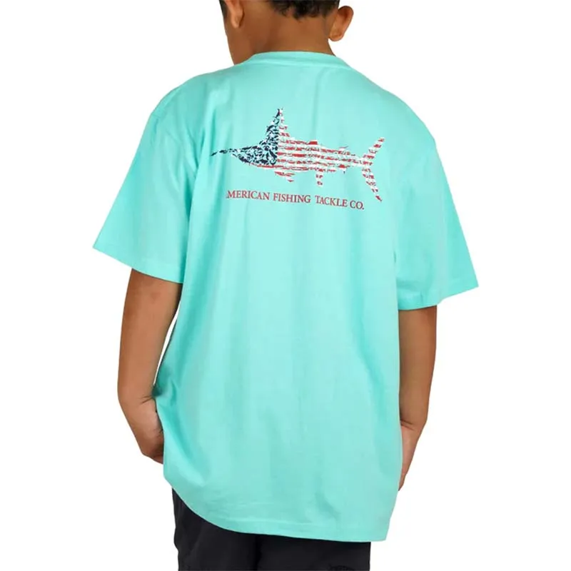 Youth Jigfish Americana Short Sleeve T-Shirt