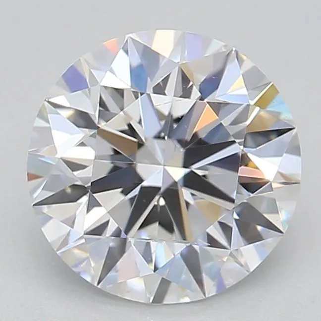 顧客訂做花卉雙色鑽石襯石訂婚戒指[淨戒托] - EC102 With 1.0 Carat Round Shape Lab Diamond